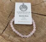 Bracelet Quartz Rose - Perles 6mm